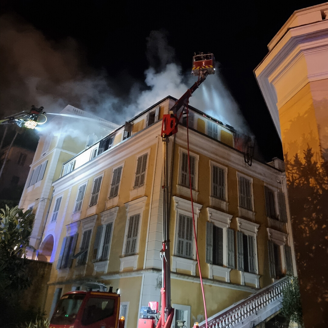 Incendie en copropriété à Nice Eden Palais - 11 février 2024